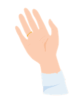 Image of waving hand